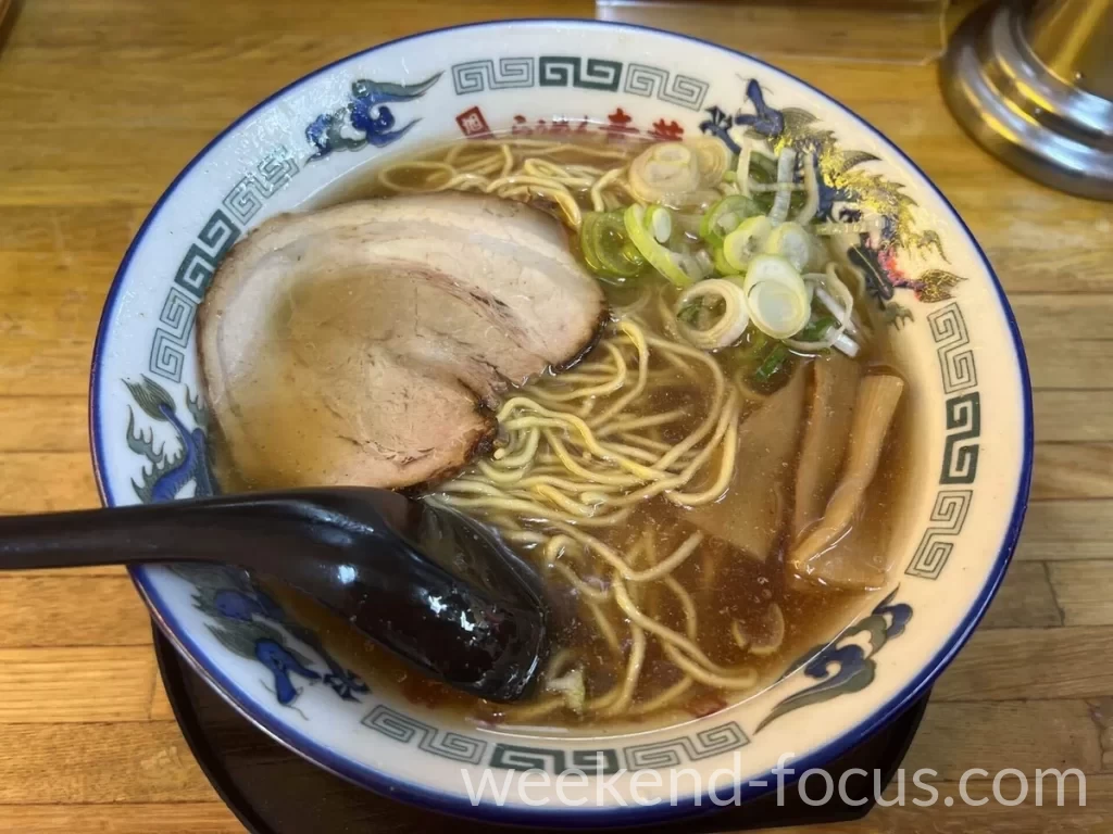 旭川らぅめん青葉 本店 醤油ラーメン (850円)